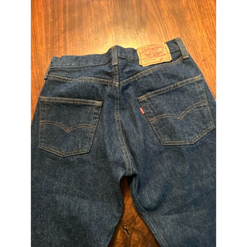 Vtg Levi's 501 Made in USA June 1993 – Dark Wash – 29x34 (Tag 30x36) – 525 Stamp